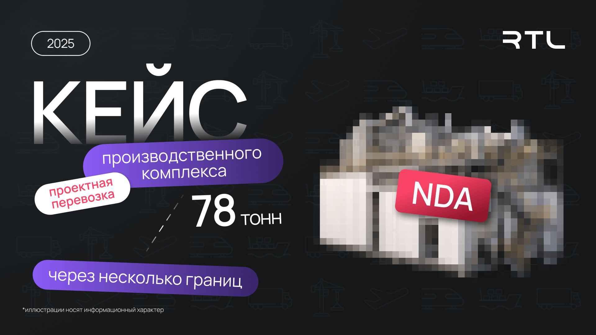 Кейс: Проектная перевозка производственного комплекса 78 тонн через несколько границ