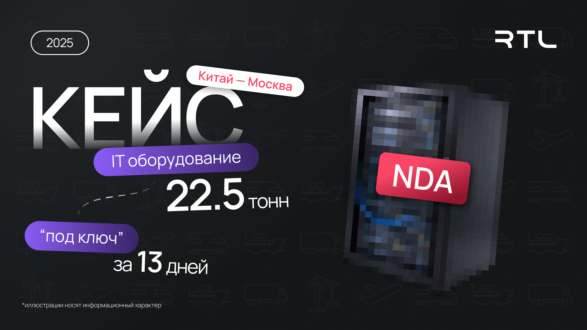 Кейс: Срочная доставка 22,5 тонн IT-оборудования Шэньчжэнь - Москва за 13 дней